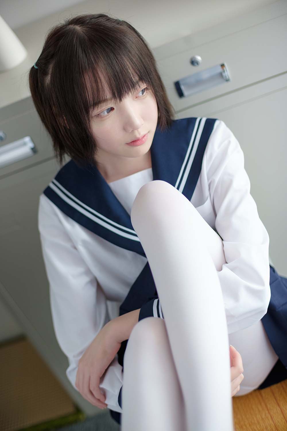 森萝财团写真 SSR-002 白丝水手服 SLCT森萝财团-第2张