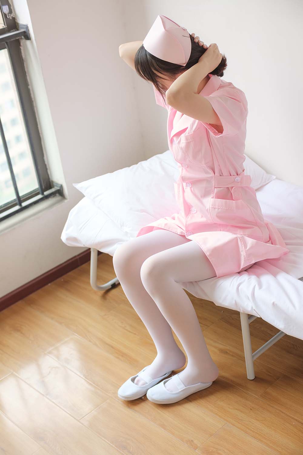 森萝财团写真 X-021 护士妹妹穿白丝 SLCT森萝财团-第1张
