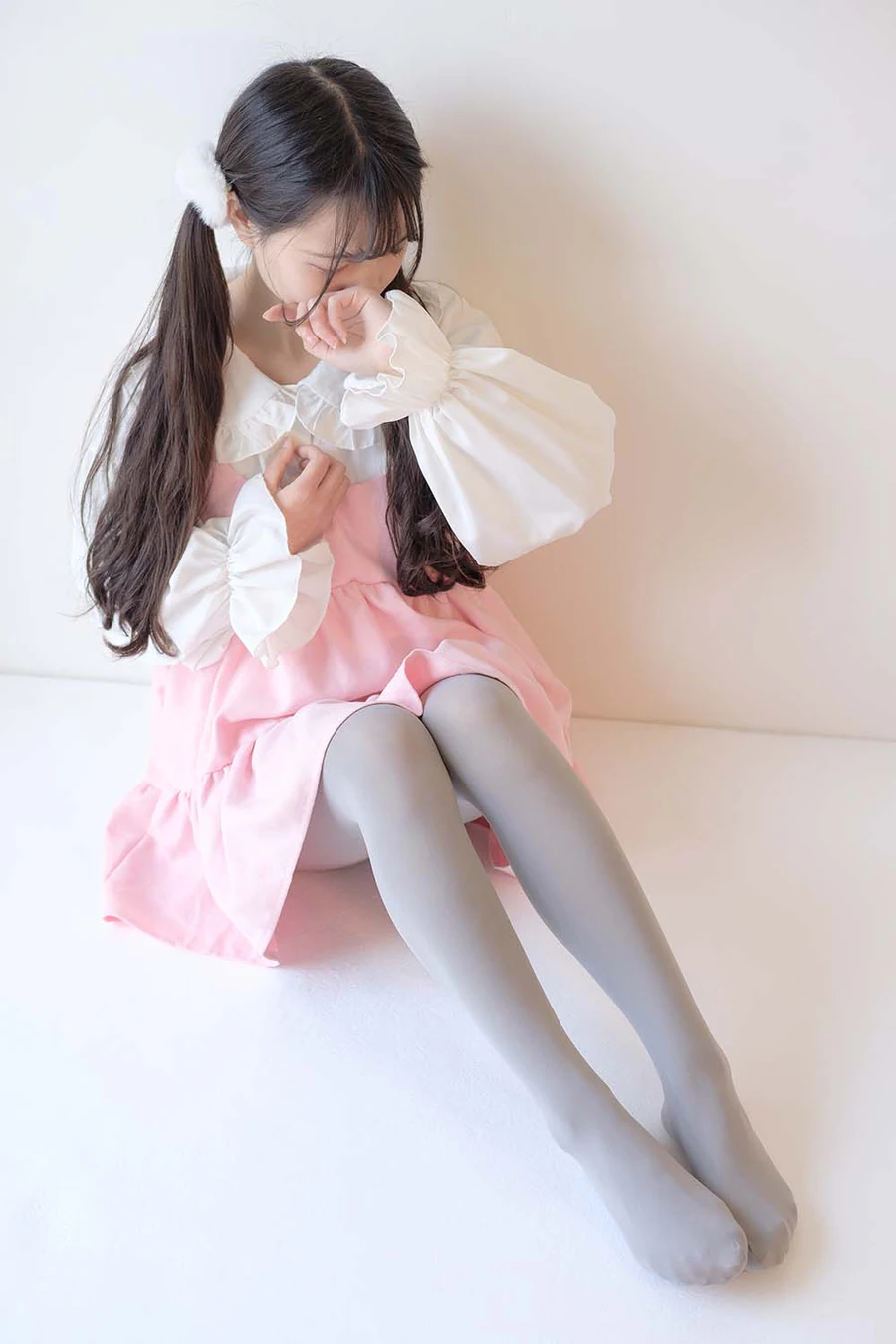 森萝财团写真 X-015 粉色纯女孩 SLCT森萝财团-第1张