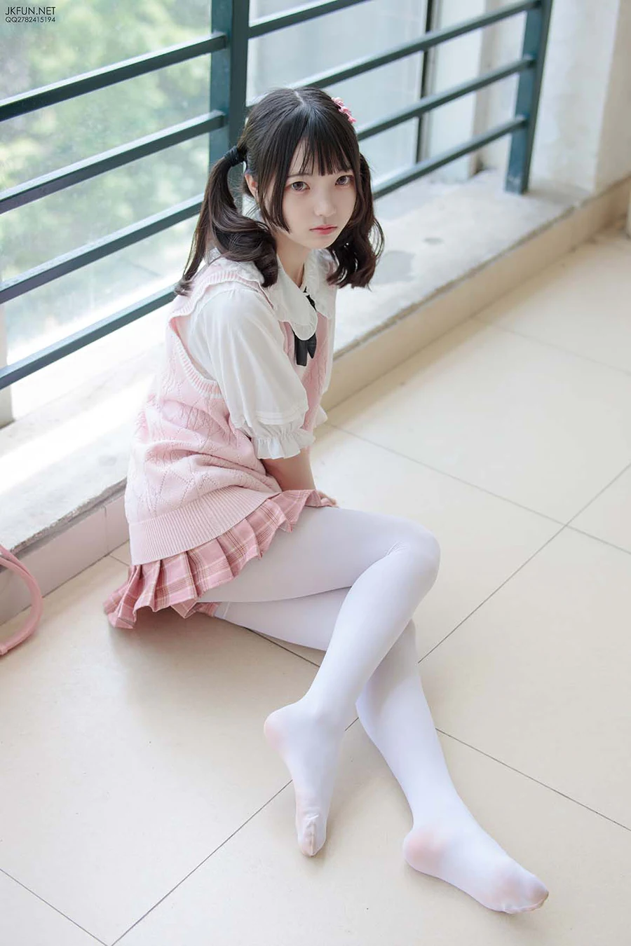森萝财团写真 JKFUN-007 默陌 80D白丝 SLCT森萝财团-第2张