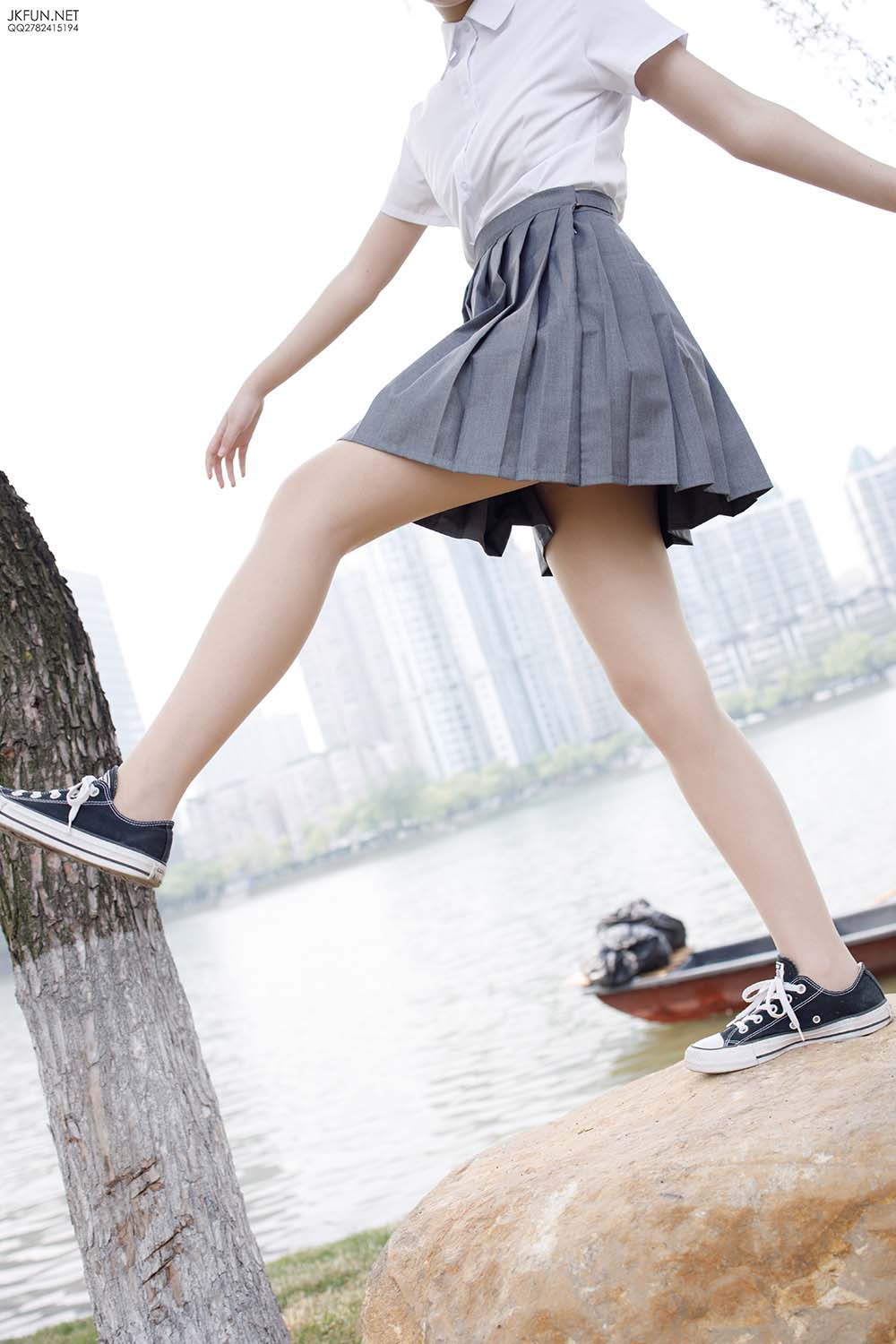 森萝财团写真 JKFUN-005 卉子 10D肉丝 SLCT森萝财团-第2张