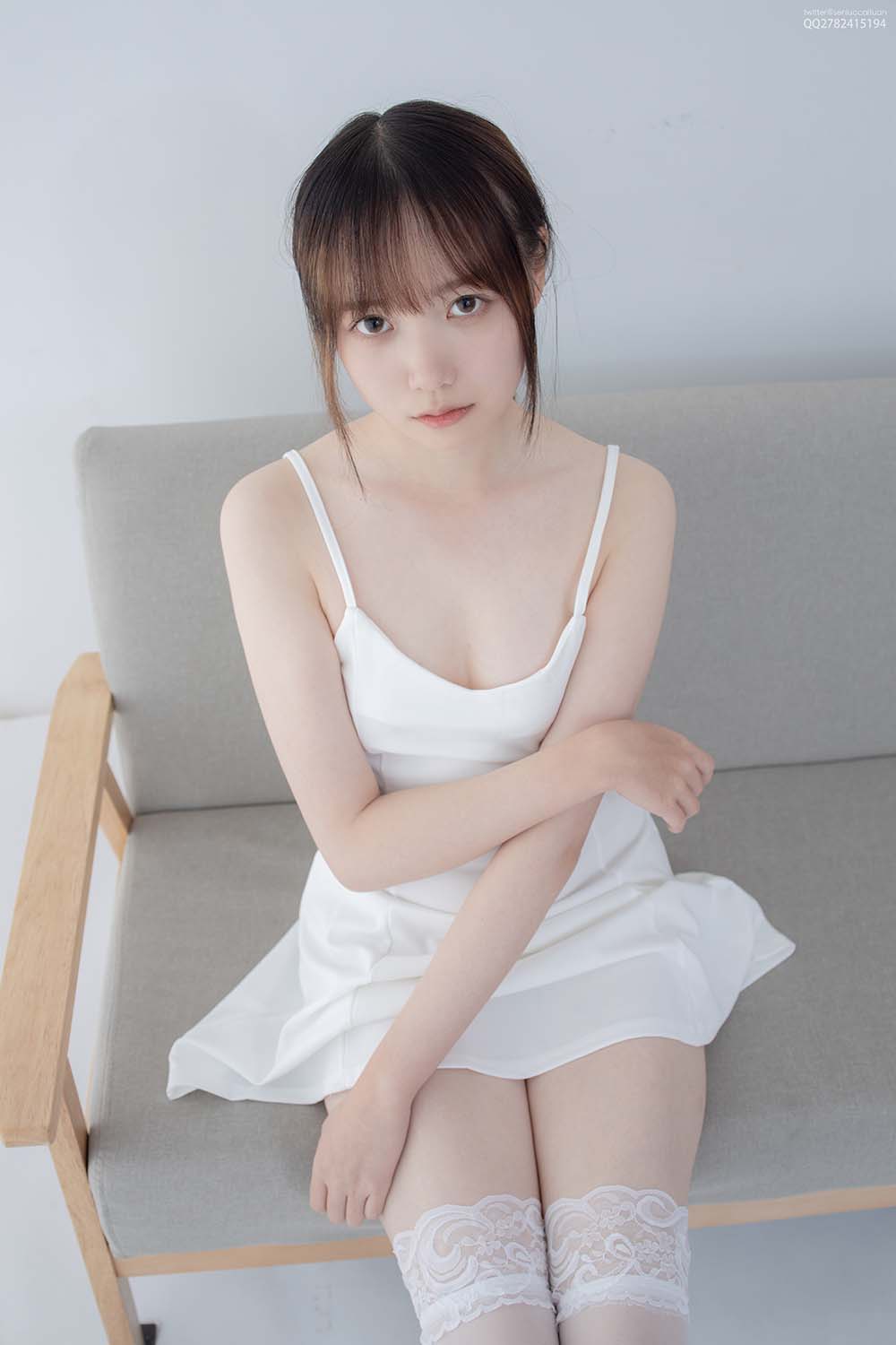森萝财团写真 JKFUN-百元系列1-5 默陌 30D蕾丝边高筒袜 SLCT森萝财团-第1张