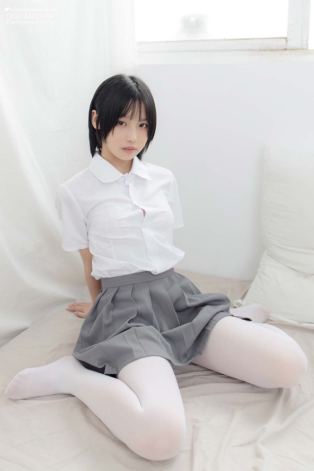 森萝财团写真 JKFUN-GG-03 希晨《JK制服》 SLCT森萝财团-第1张