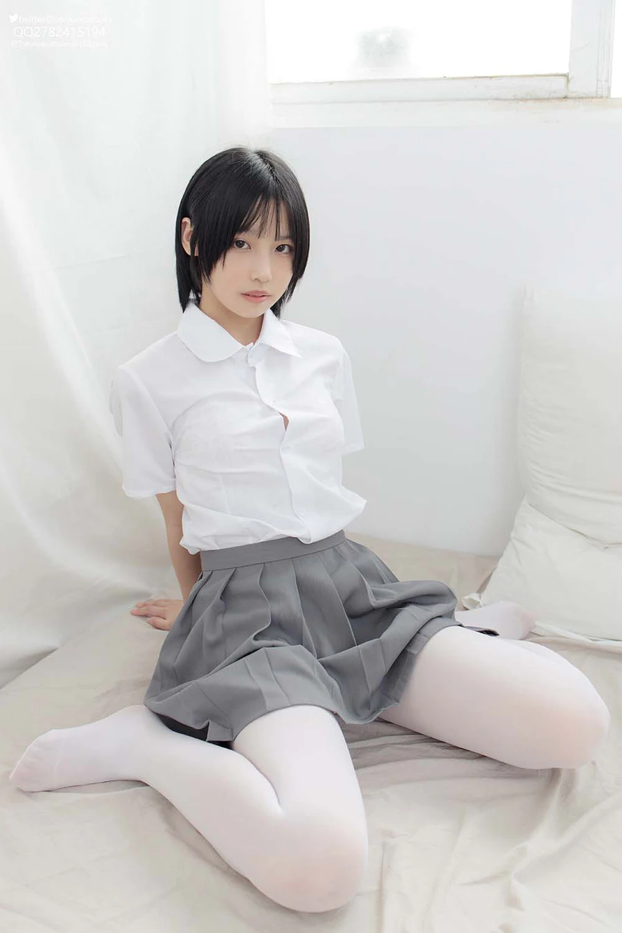 森萝财团写真 JKFUN-GG-03 希晨《JK制服》 SLCT森萝财团-第1张
