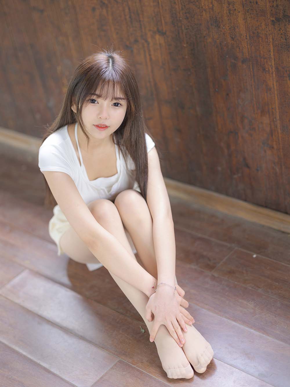 森萝财团写真 晴涩001 乃晴 肉丝 15D 超薄 SLCT森萝财团-第1张