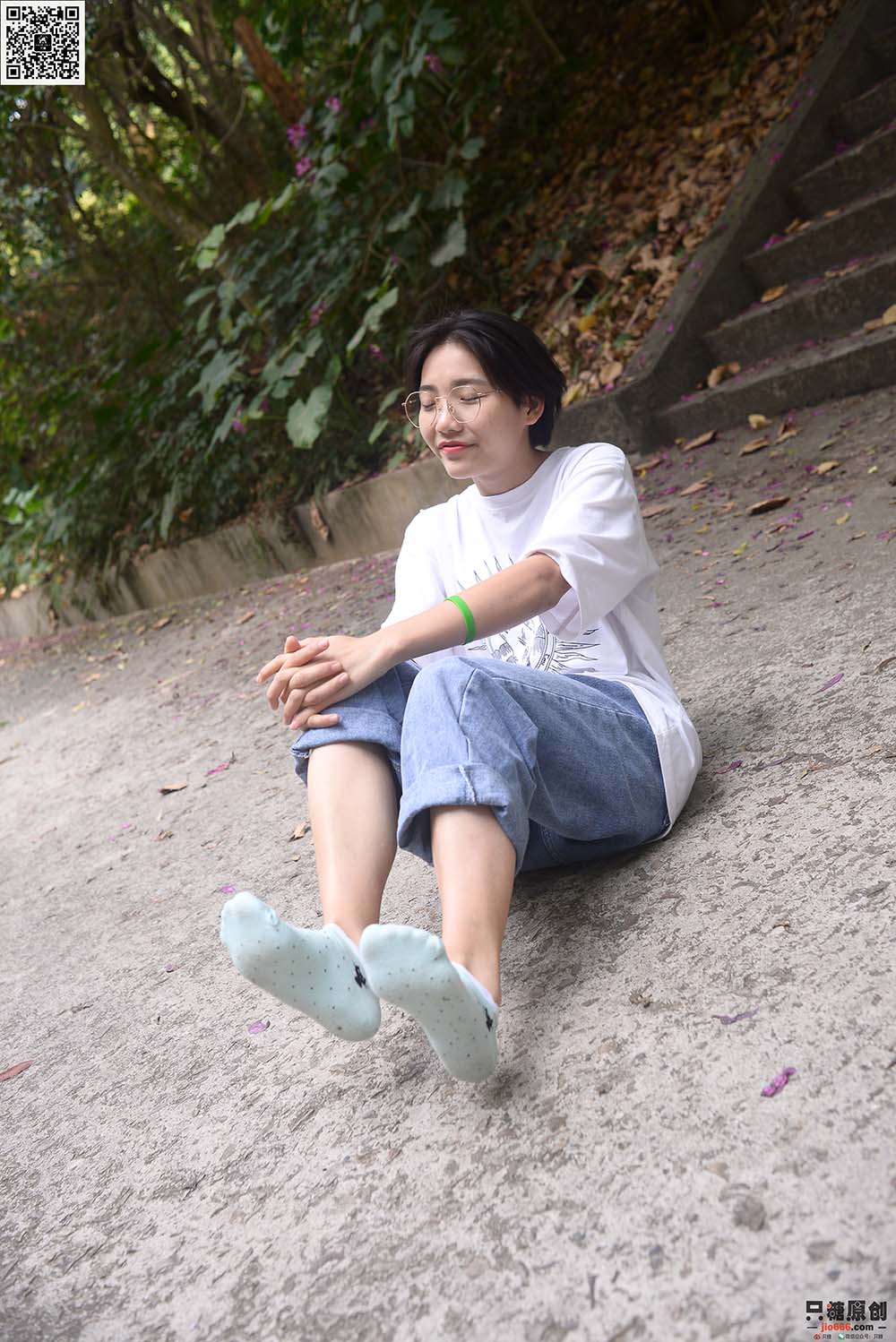 [只糖棉袜]NO.180 丸子 心中仍有花落的声音 ZTMW只糖棉袜-第2张