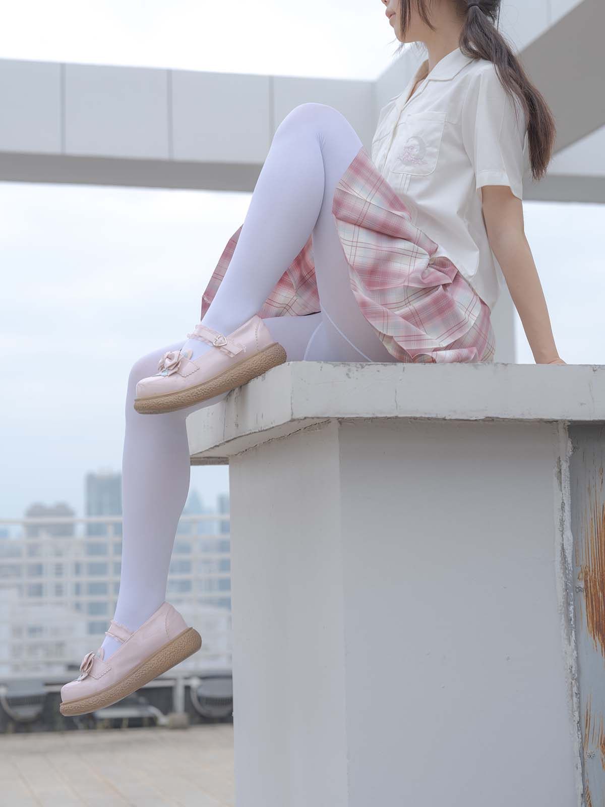 森萝财团写真 NO.002 – 小圆 试拍 JKJK格子裙 SLCT森萝财团-第2张
