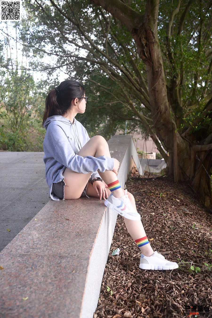 [只糖棉袜]NO.272 苏瑶 轻盈的蓝 ZTMW只糖棉袜-第1张