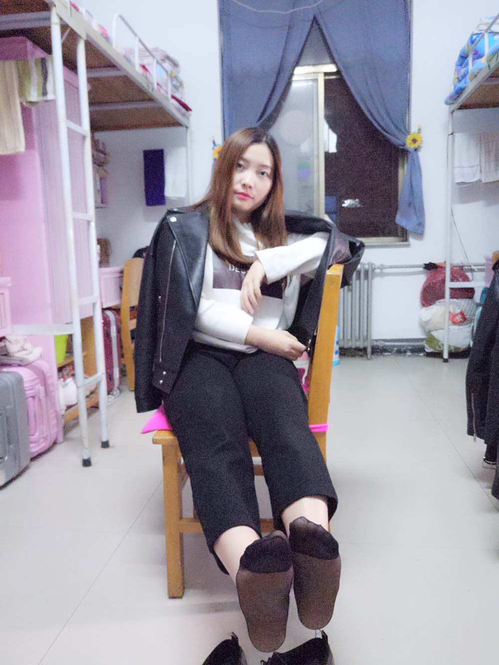 学妹校园寝室短丝系列002期 张梦想 XMXYDS学妹校园短丝-第2张