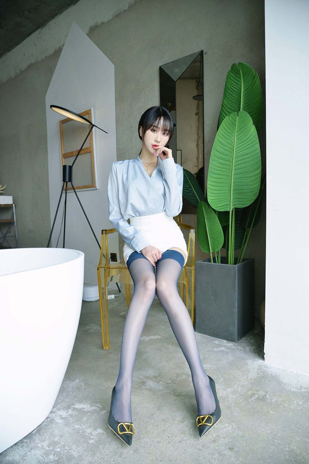 [我丝你想]MX028 美西 蓝色妖姬 WSNX我丝你想-第1张