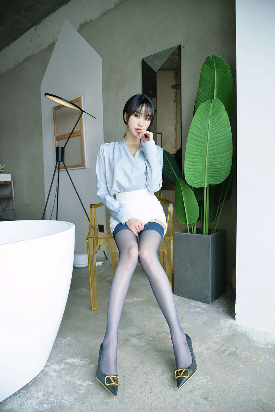 [我丝你想]MX028 美西 蓝色妖姬 WSNX我丝你想-第1张