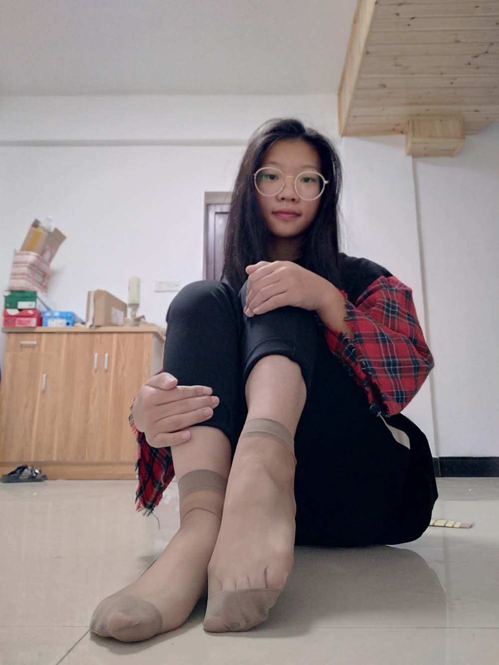 学妹校园寝室短丝系列006期 洪婷婷 XMXYDS学妹校园短丝-第2张