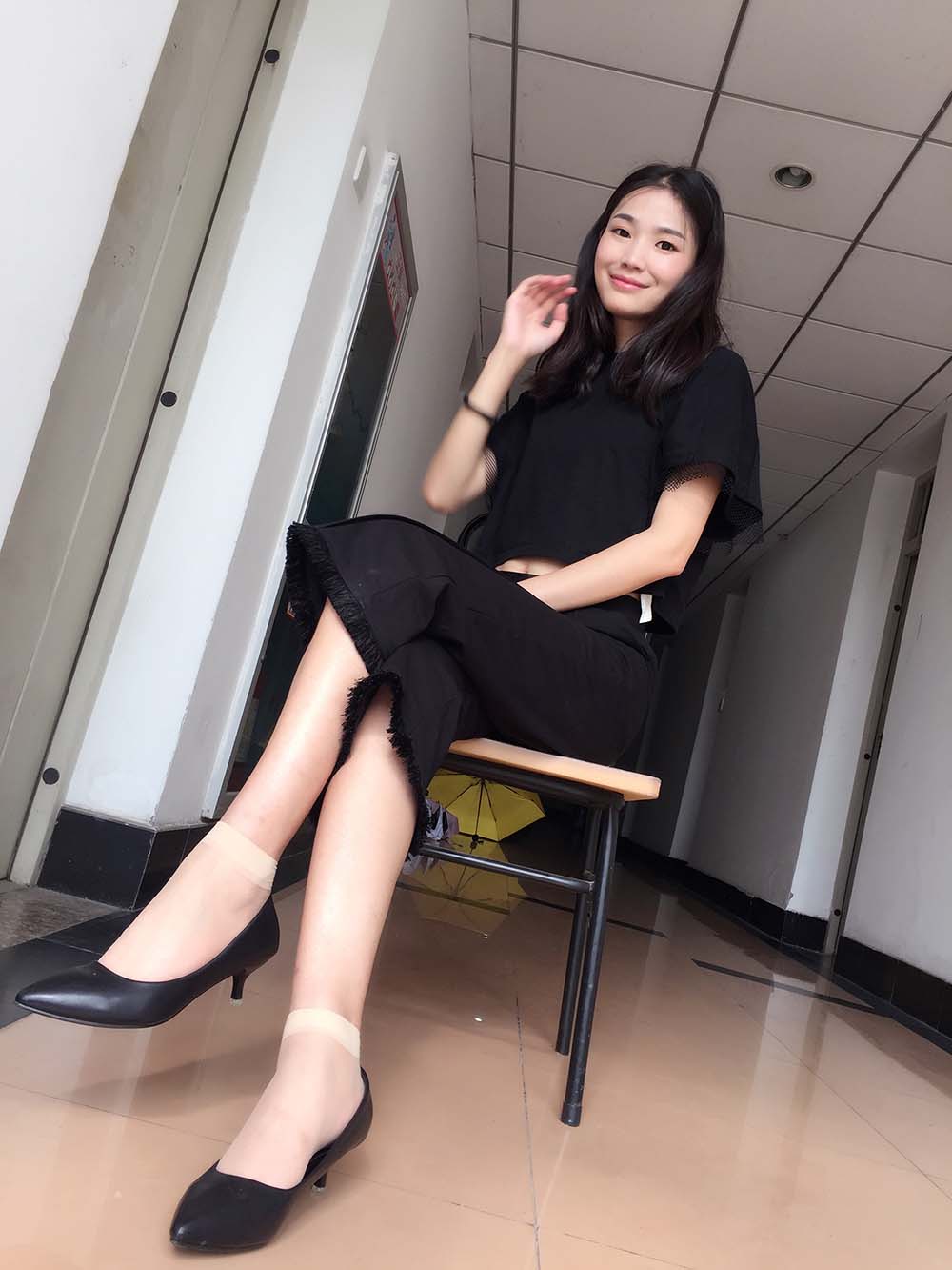 学妹校园寝室短丝系列027期 陆晓芸 XMXYDS学妹校园短丝-第2张