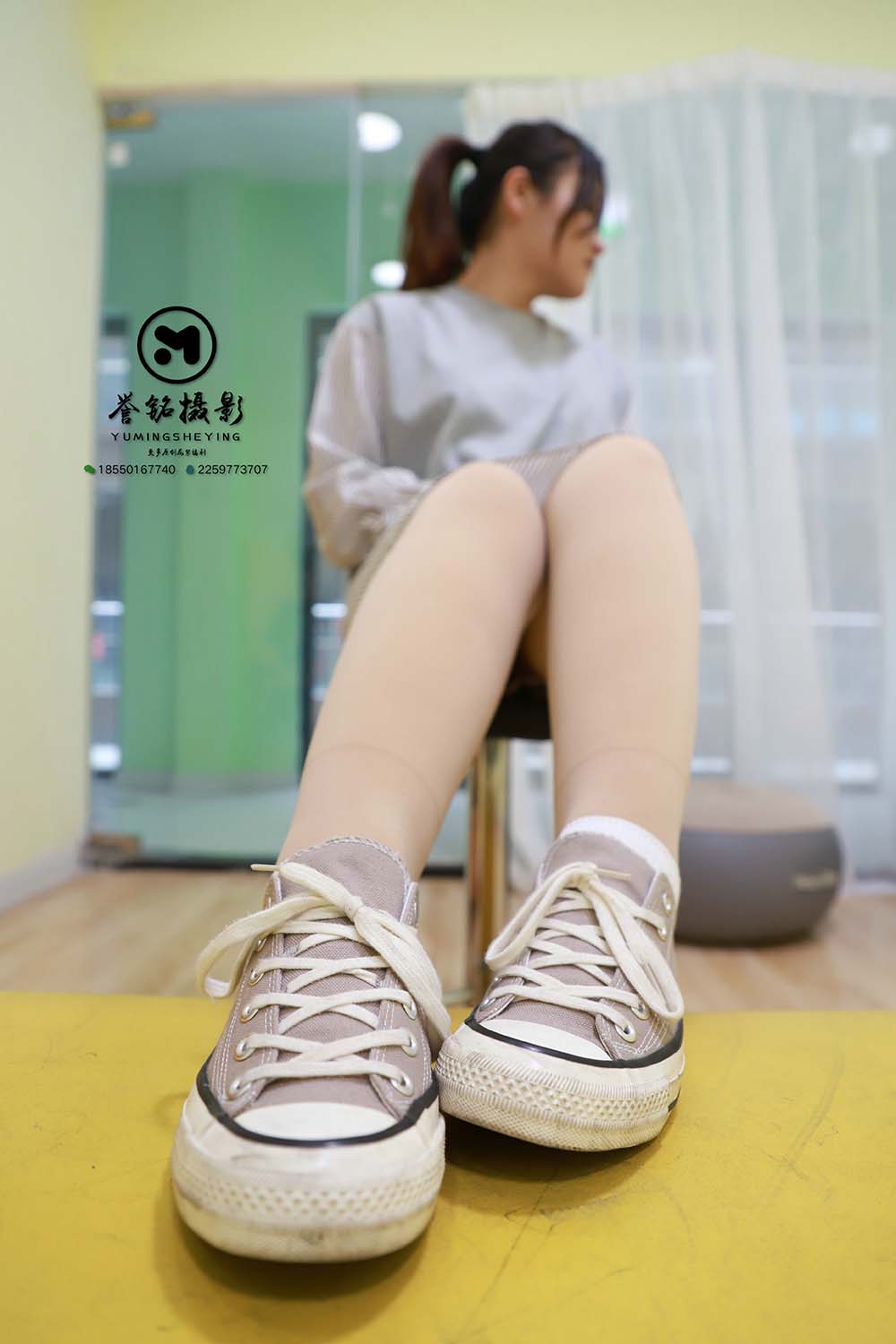 [誉铭传媒]袜足摄影 2020年 NO.002 白船袜肉丝 YMCM誉铭传媒-第1张