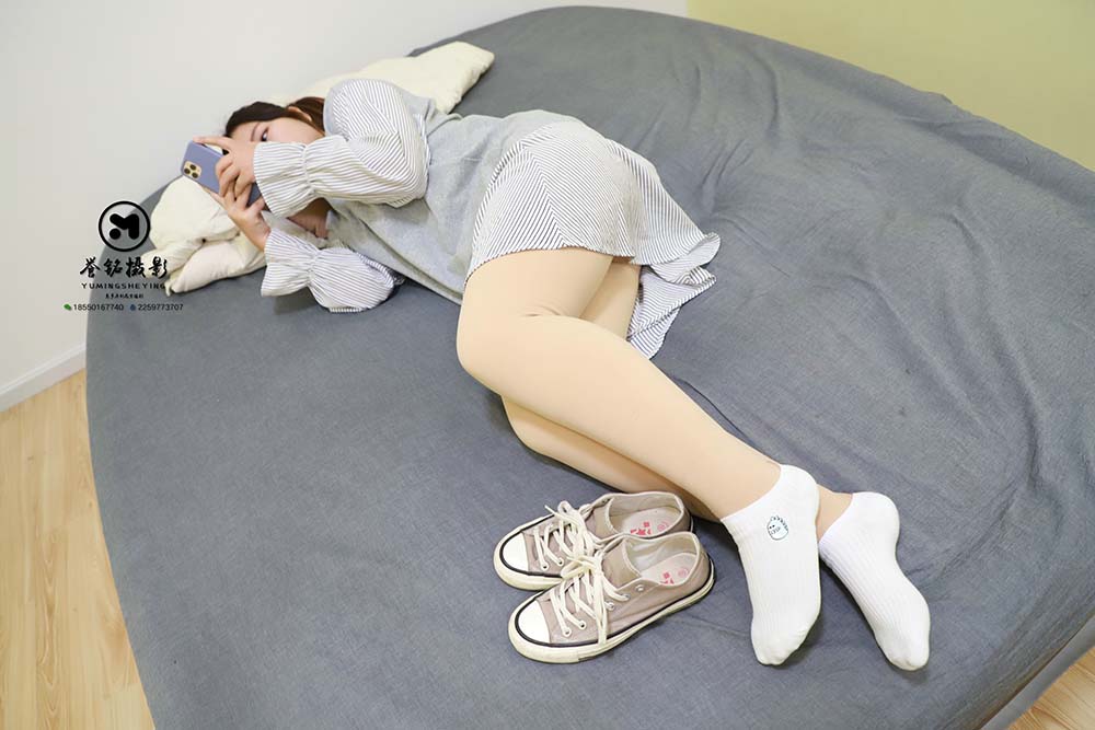 [誉铭传媒]袜足摄影 2020年 NO.002 白船袜肉丝 YMCM誉铭传媒-第2张