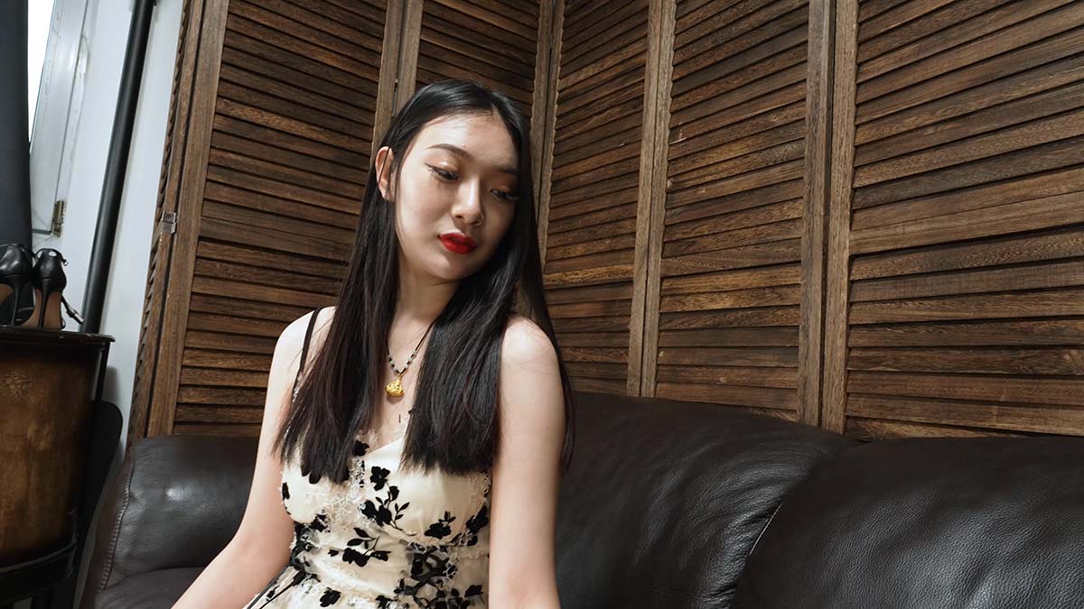 A&F NO.155 Xiaotongtong-展示她的连衣裙裸足 第1部 AF-第1张
