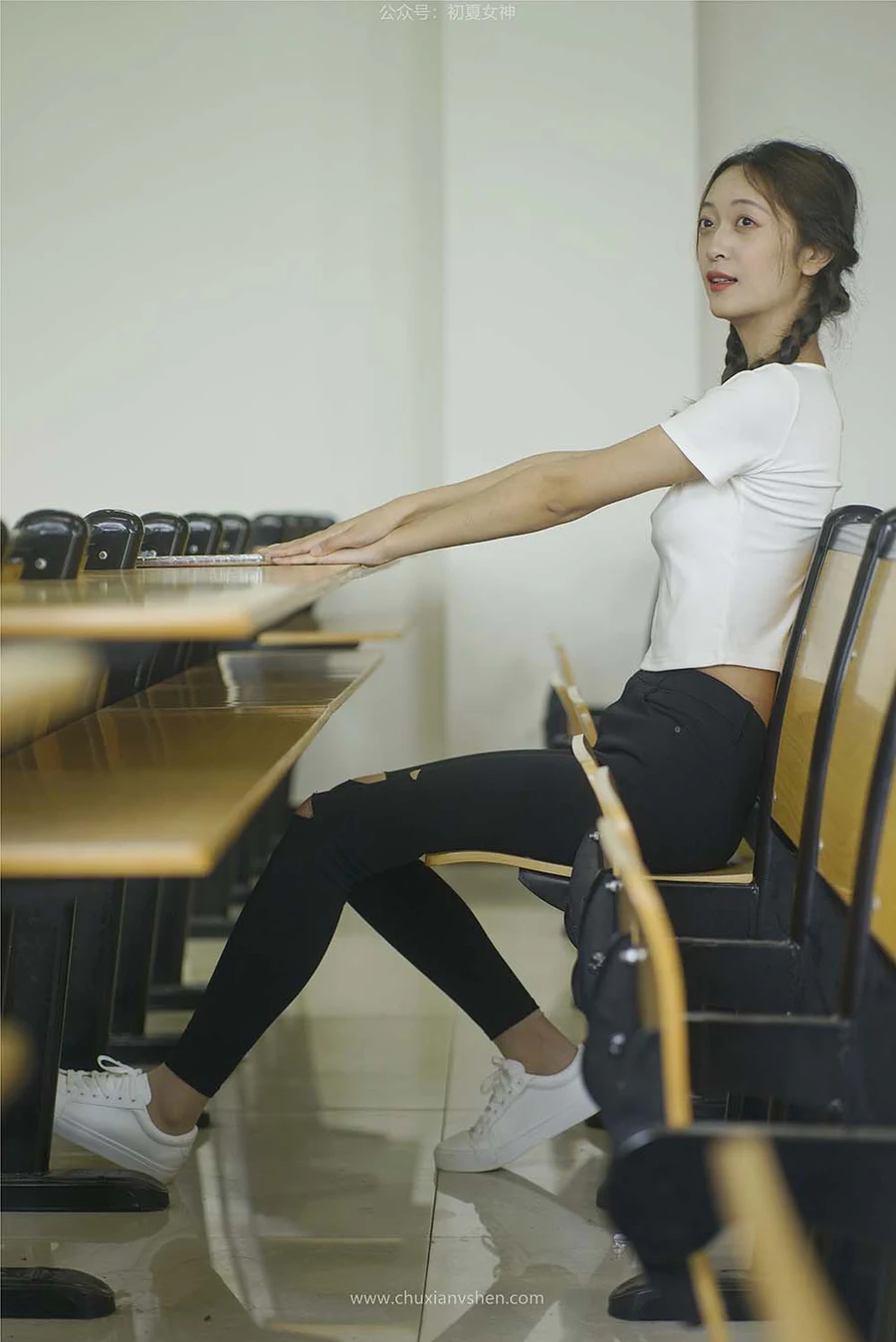初夏女神 NO.033 依依 邻家女孩-毕业季 CXNS初夏女神-第1张