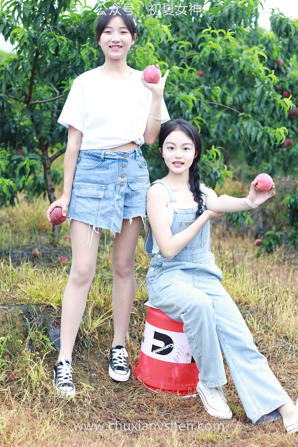 初夏女神 NO.046 双双&点点 桃园姐妹 CXNS初夏女神-第1张