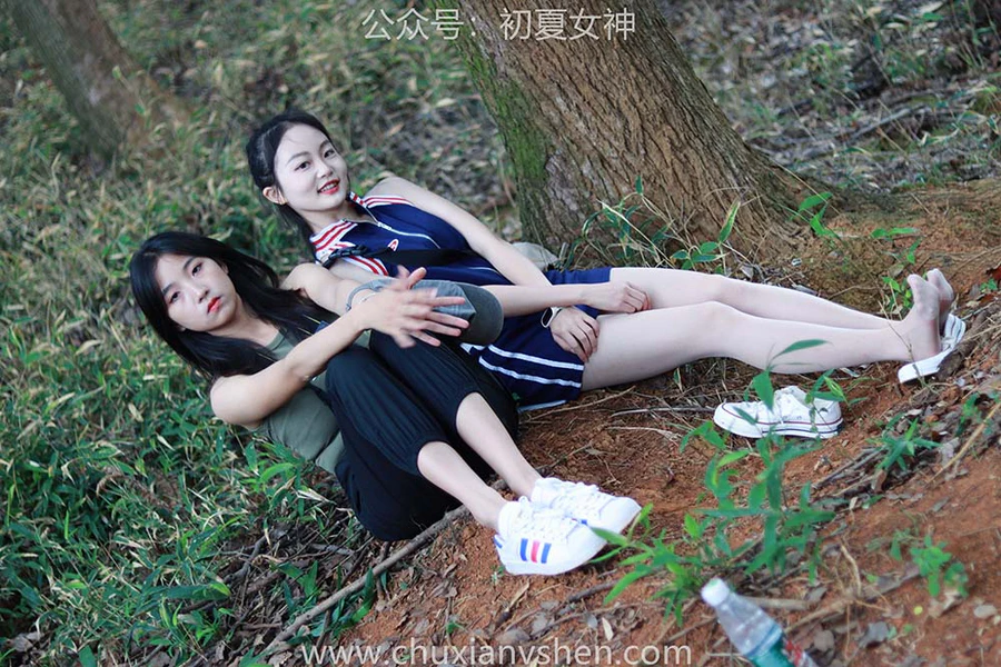 初夏女神 NO.044 点点&双双 姐妹出行 CXNS初夏女神-第2张
