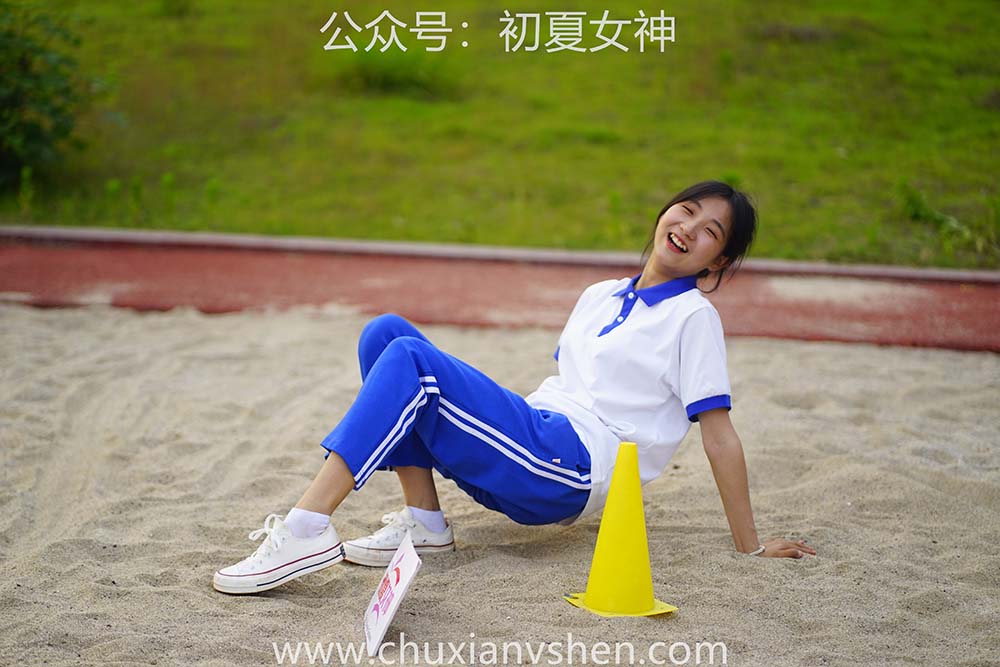 初夏女神 NO.037 点点 跳远运动 CXNS初夏女神-第2张