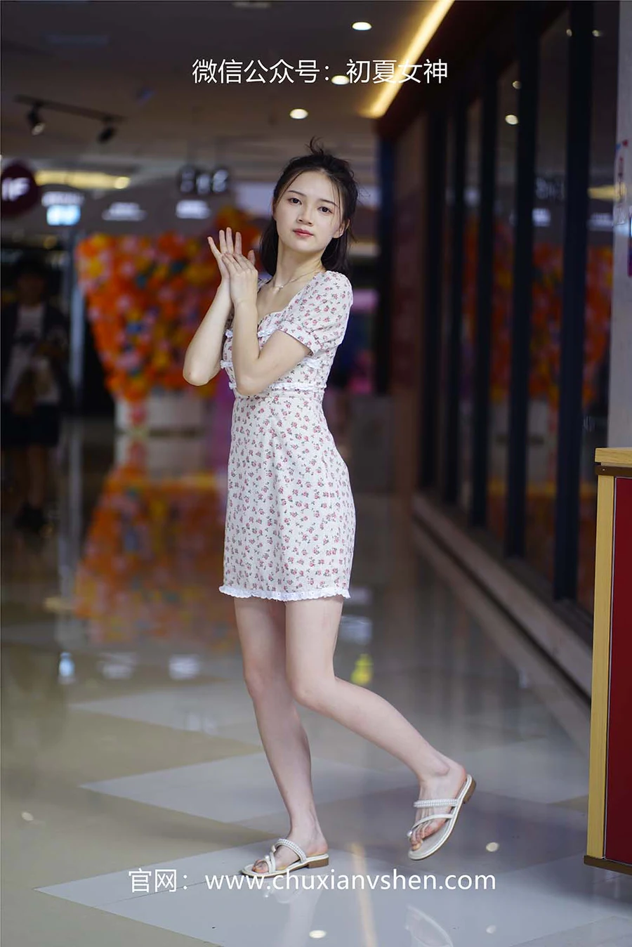 初夏女神 NO.060 大发 碎花小裙 CXNS初夏女神-第2张