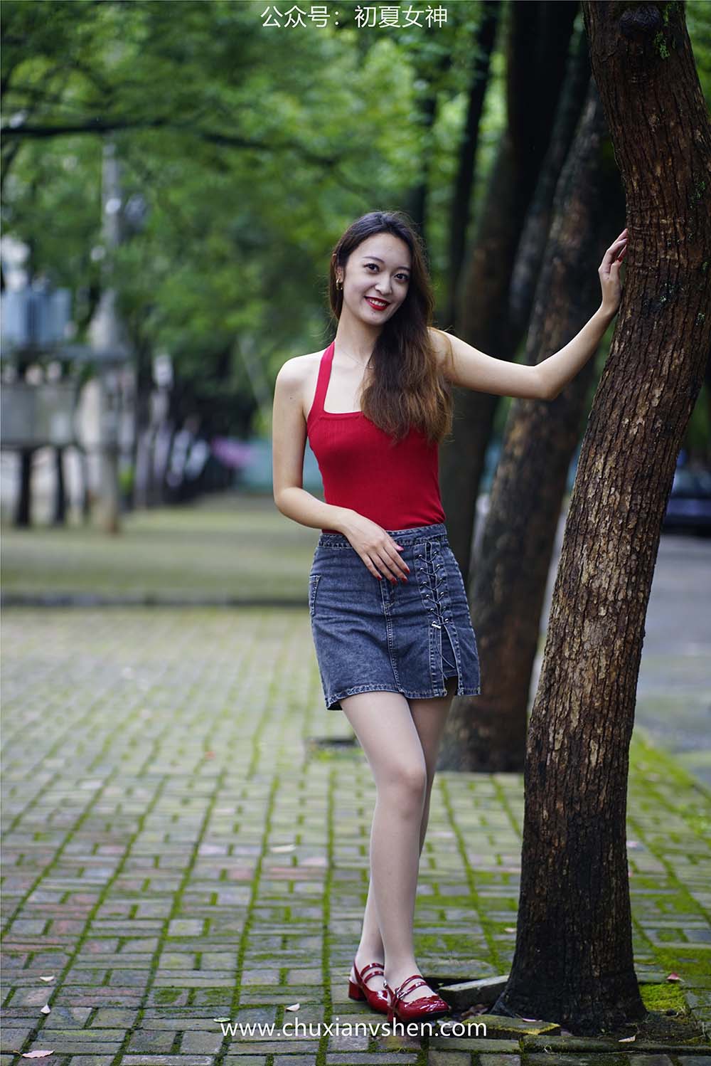 初夏女神 NO.058 依依 复古街头 CXNS初夏女神-第2张