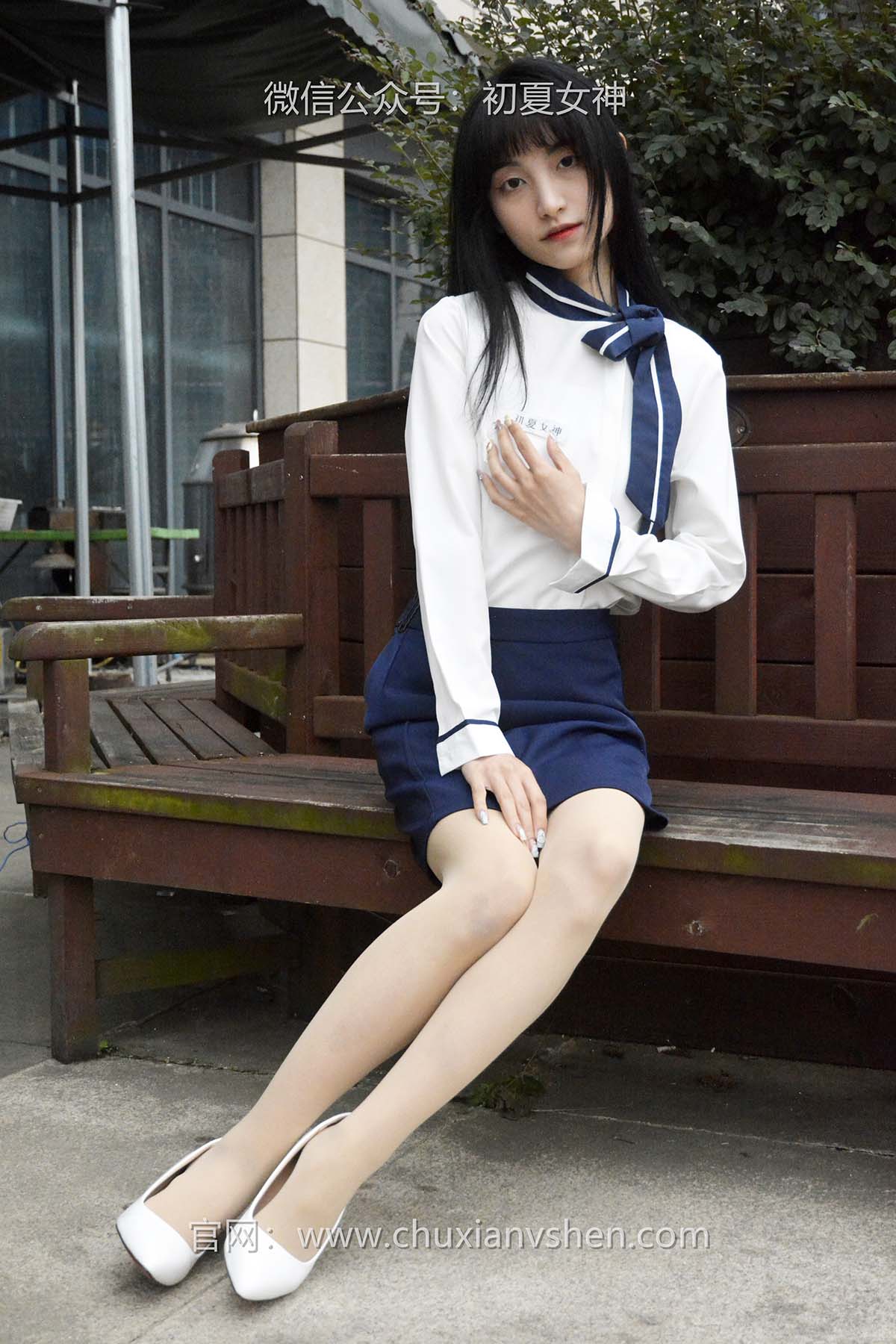 初夏女神 NO.087 柒柒 仰望天空 CXNS初夏女神-第1张