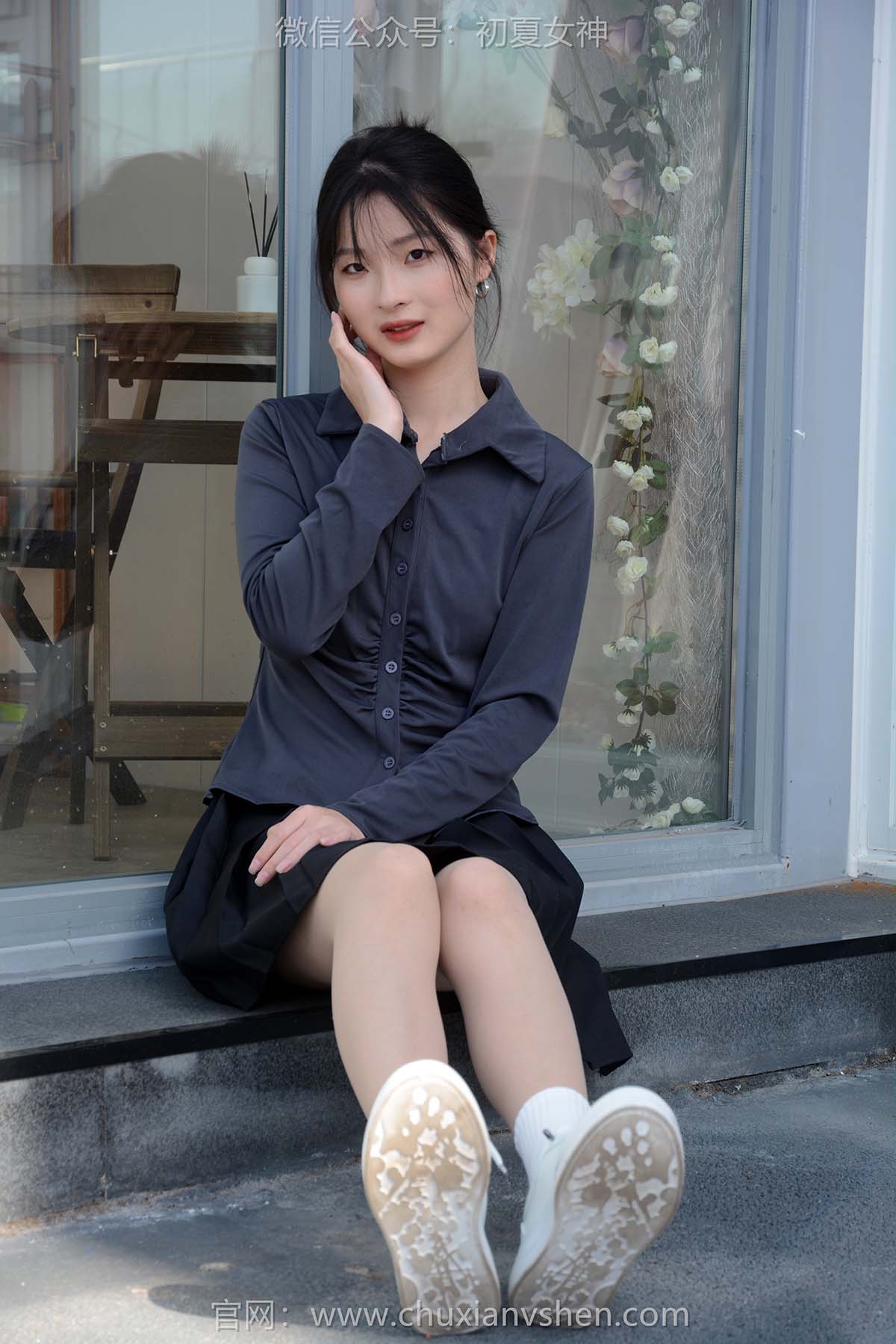 初夏女神 NO.110 安妮 绿叶鲜花 CXNS初夏女神-第1张