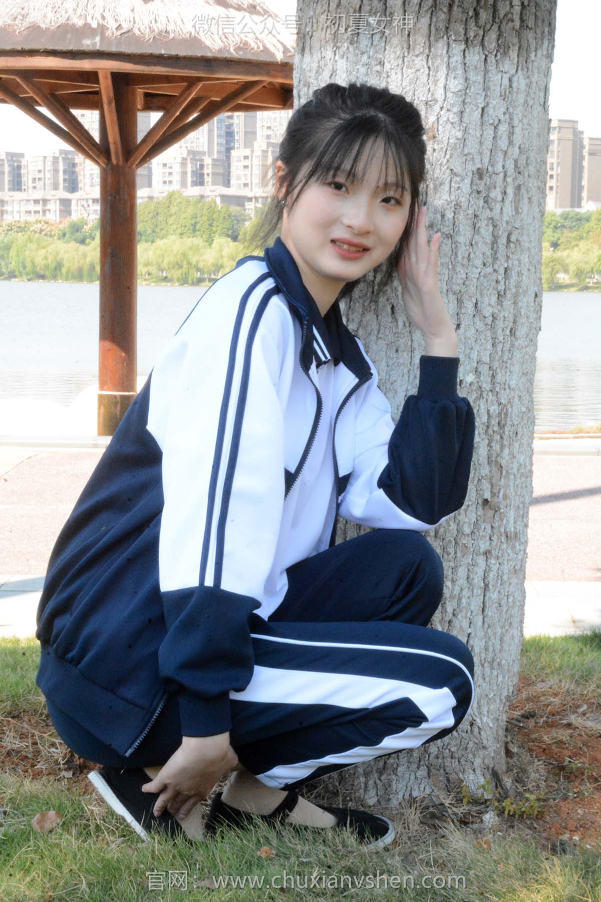 初夏女神 NO.122 安妮 秋冬校服 CXNS初夏女神-第1张