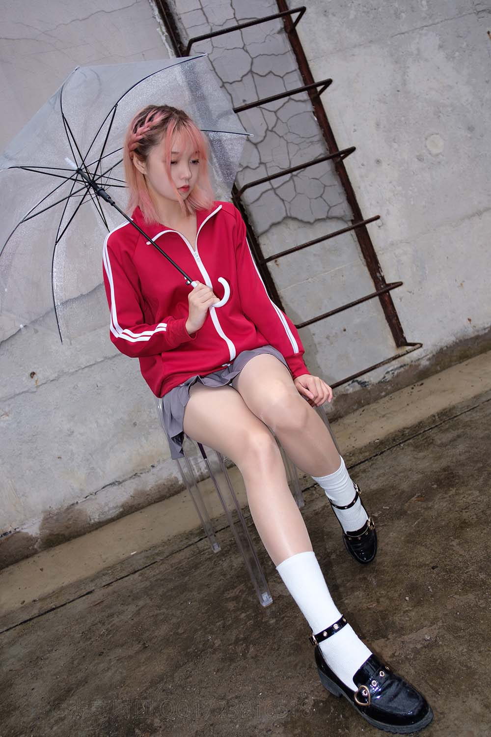 [见新摄影]NO.005 红色体操服 JXSY见新摄影-第1张
