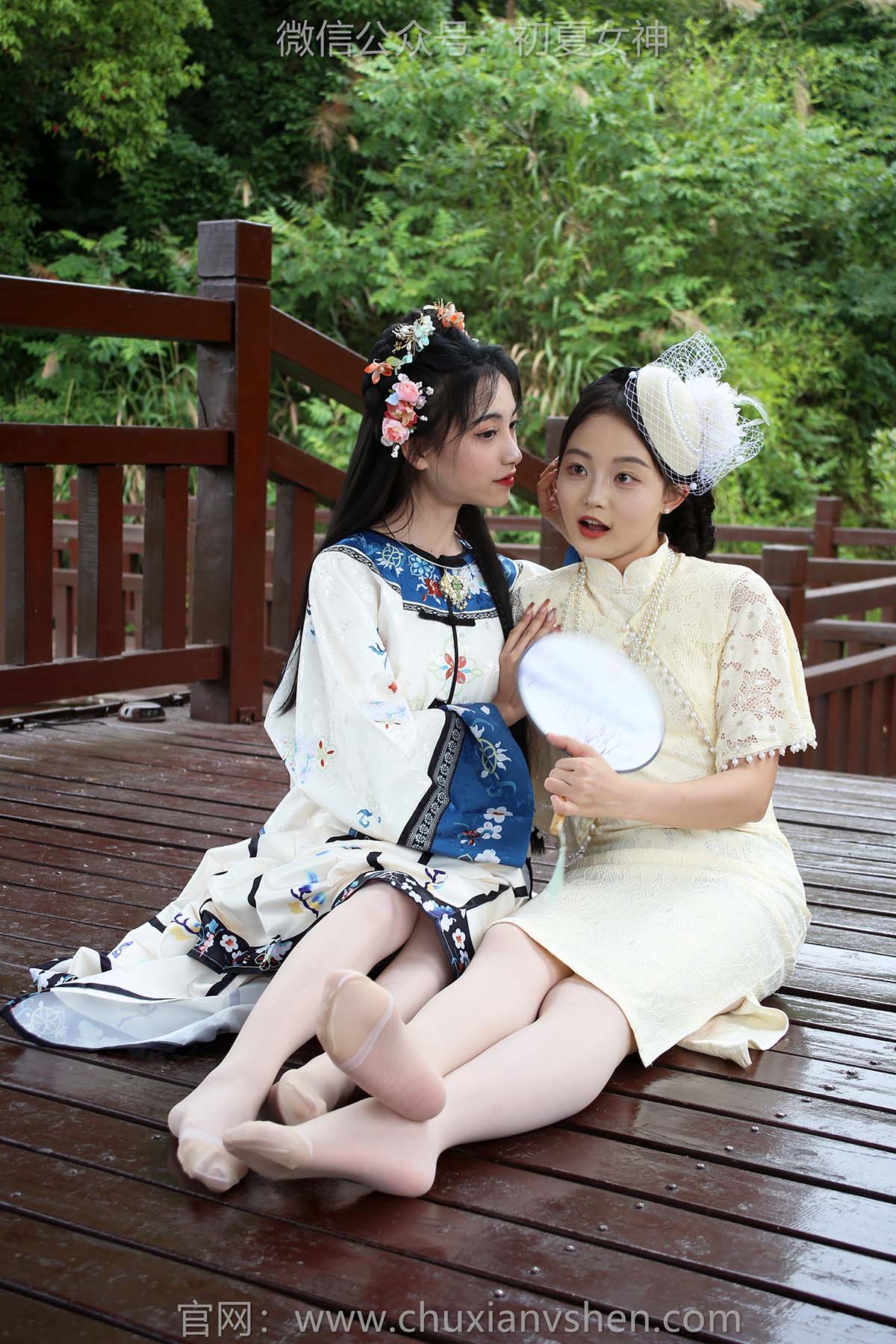 初夏女神 NO.213 柒柒、双双 留洋晚清 CXNS初夏女神-第1张