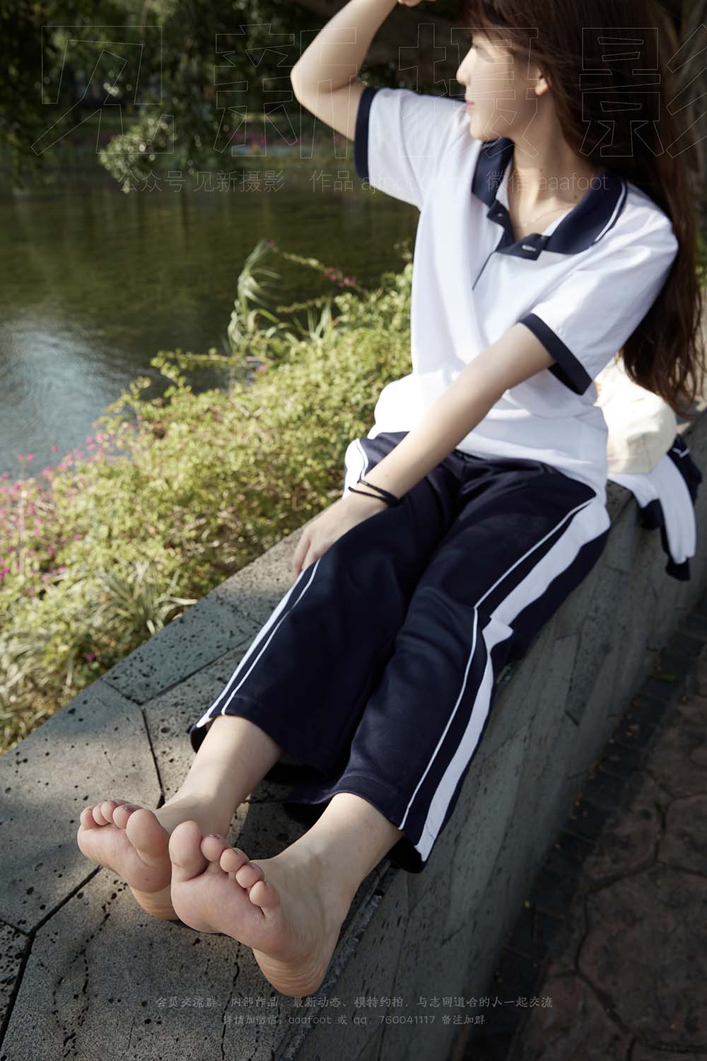 [见新摄影]NO.047 抖音可爱学院风，奶乖少女 JXSY见新摄影-第1张