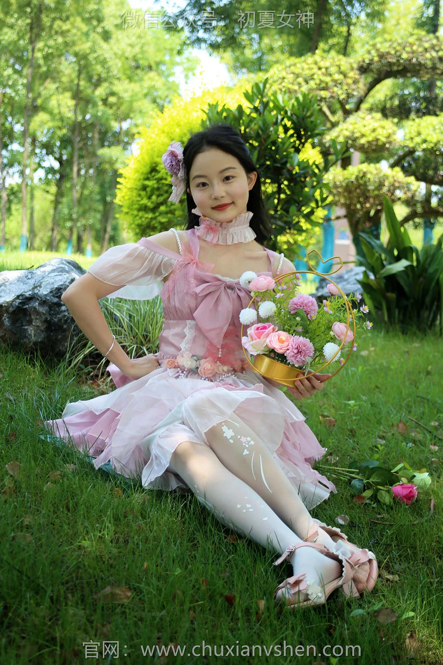 初夏女神 NO.244 双双 花仙子 CXNS初夏女神-第1张