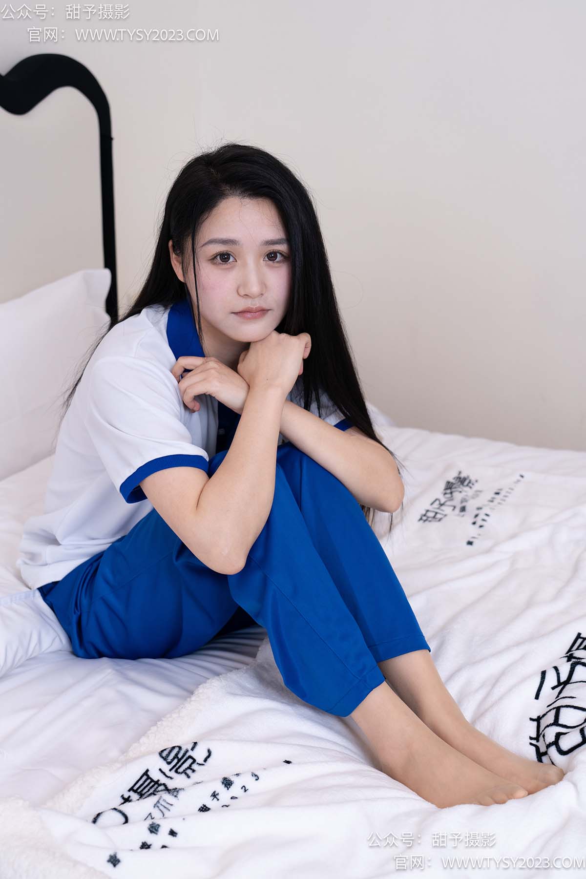 甜予摄影 NO.102 澜澜-板鞋、白棉袜、肉丝（脚尖微加固款） TYSY甜予摄影-第2张