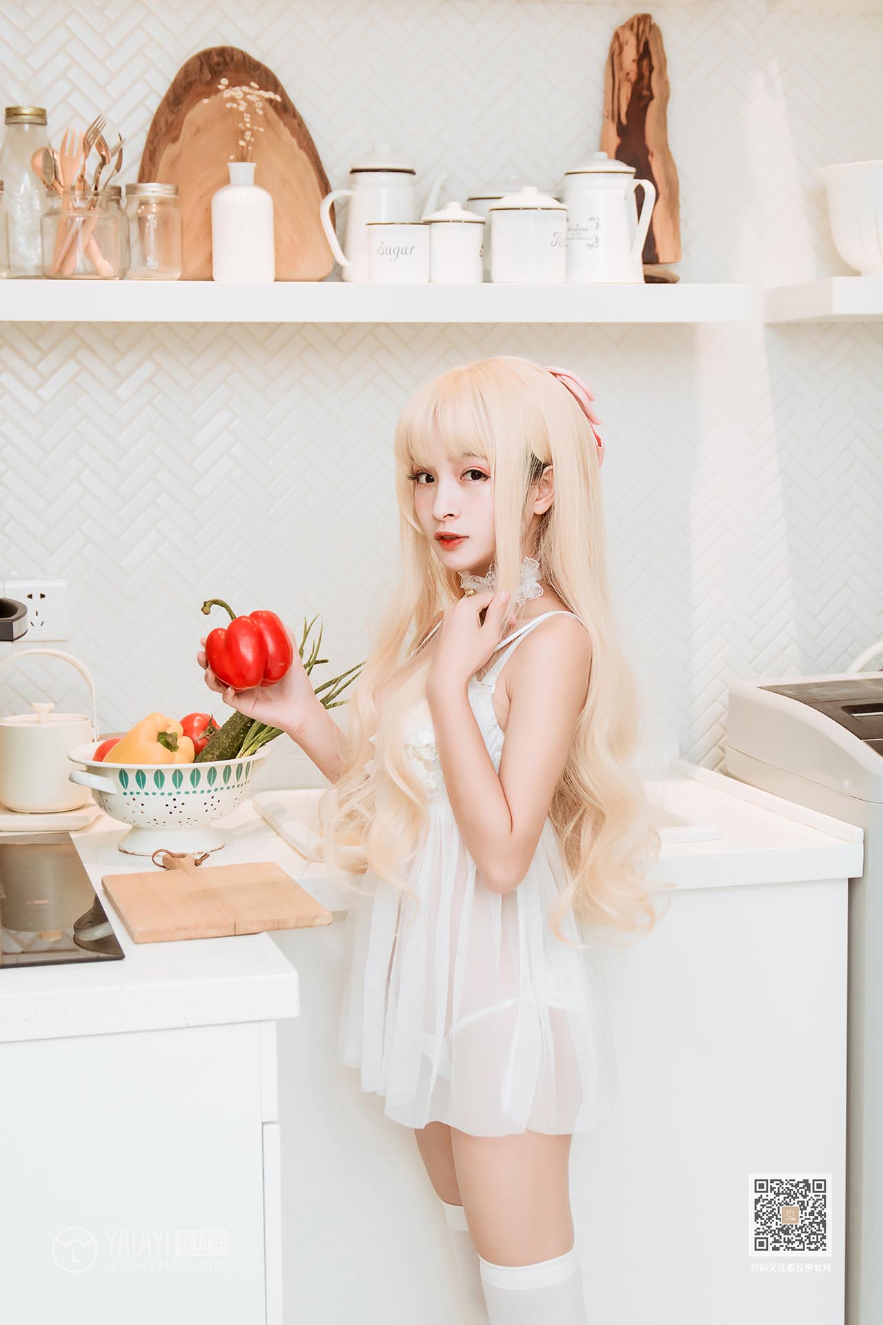[YALAYI雅拉伊]2019.10.09 NO.425 异世界少女 艾丽 YALAYI雅拉伊-第2张