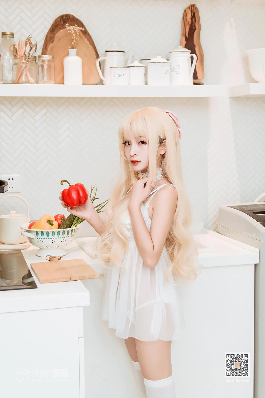 [YALAYI雅拉伊]2019.10.09 NO.425 异世界少女 艾丽 YALAYI雅拉伊-第2张