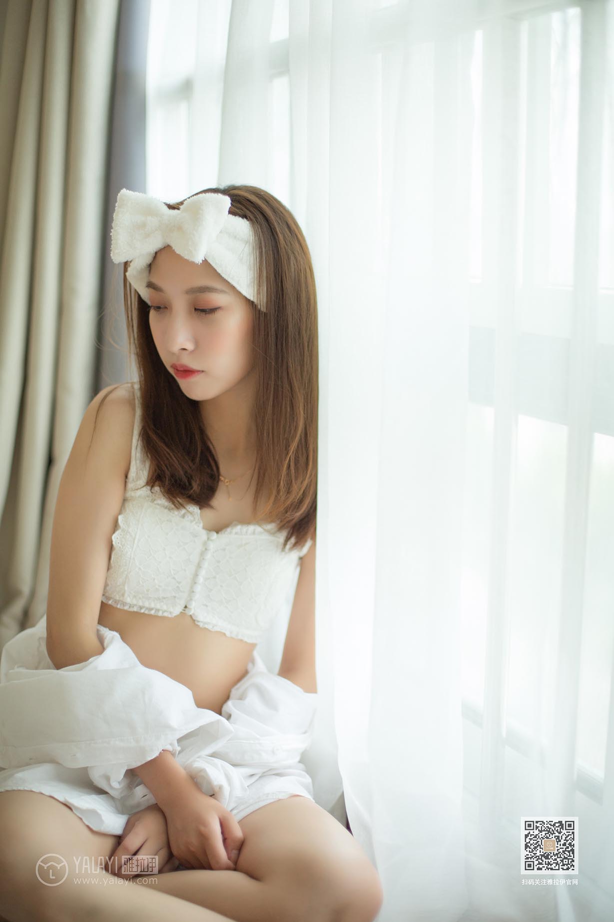 [YALAYI雅拉伊]2019.10.05 NO.421 素颜 蓝心 YALAYI雅拉伊-第1张