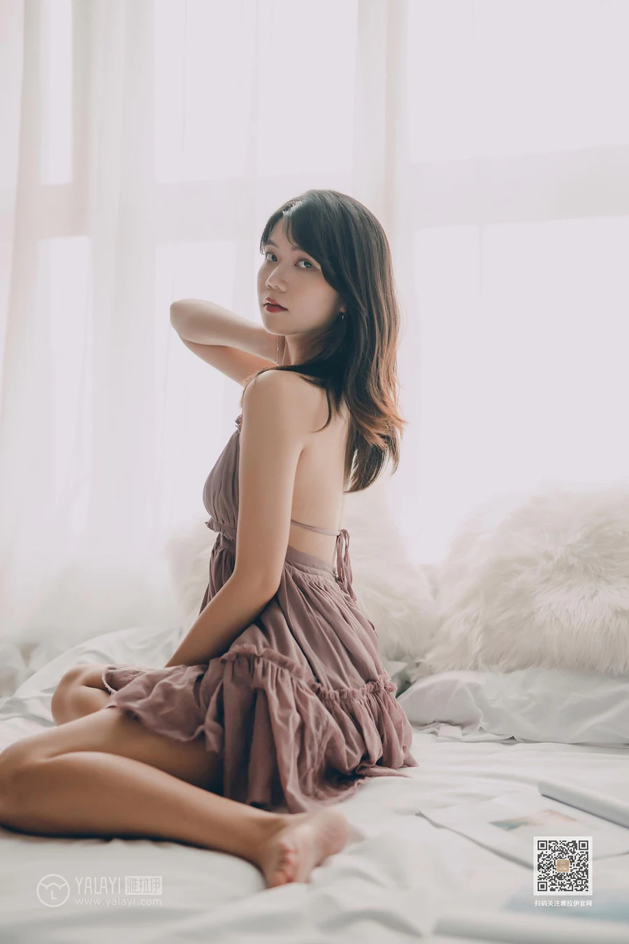 [YALAYI雅拉伊]2019.09.28 NO.414 缠绵 倪倪 YALAYI雅拉伊-第2张