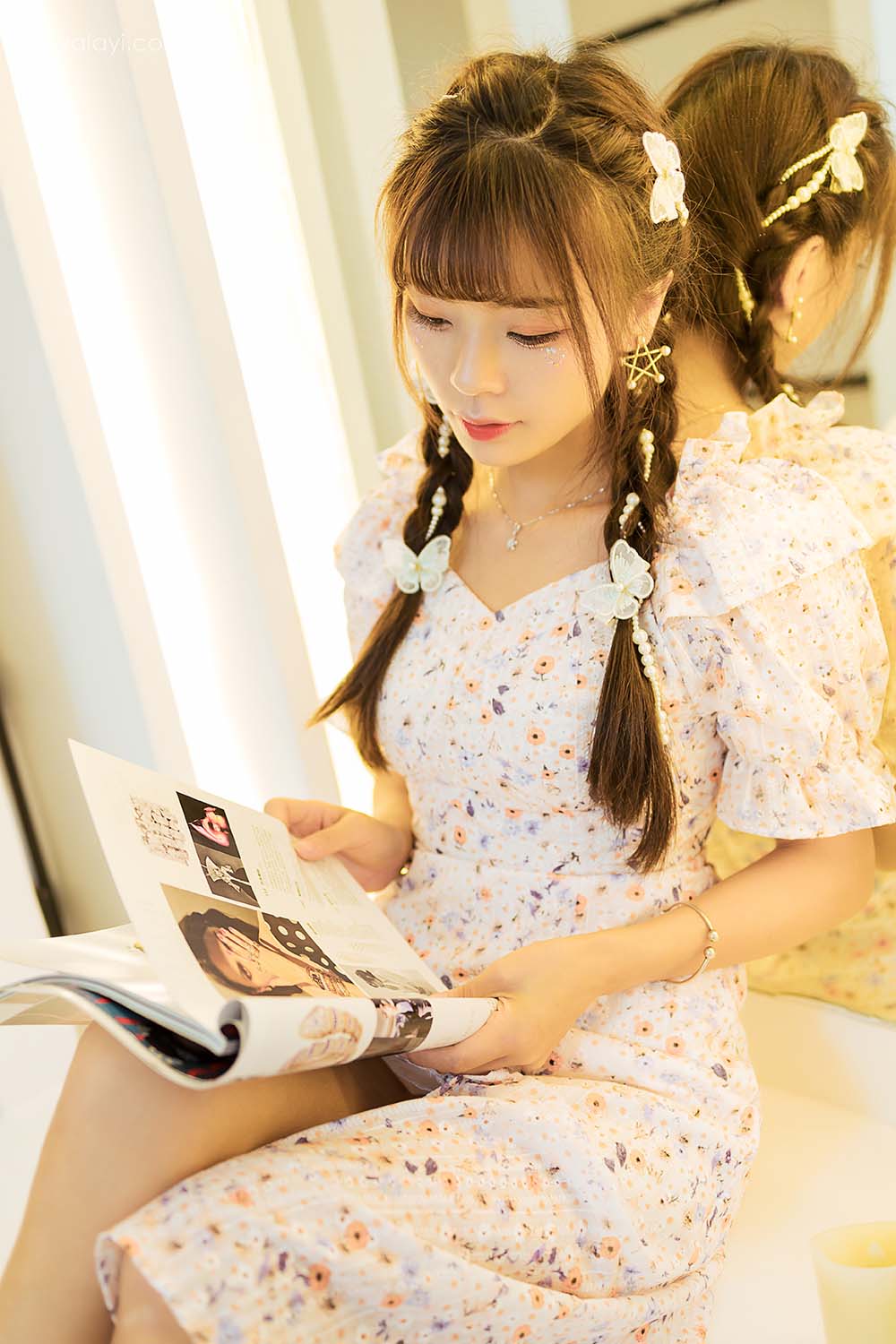 [YALAYI雅拉伊]2021.08.02 NO.826 居家女孩 程小蝶 YALAYI雅拉伊-第2张