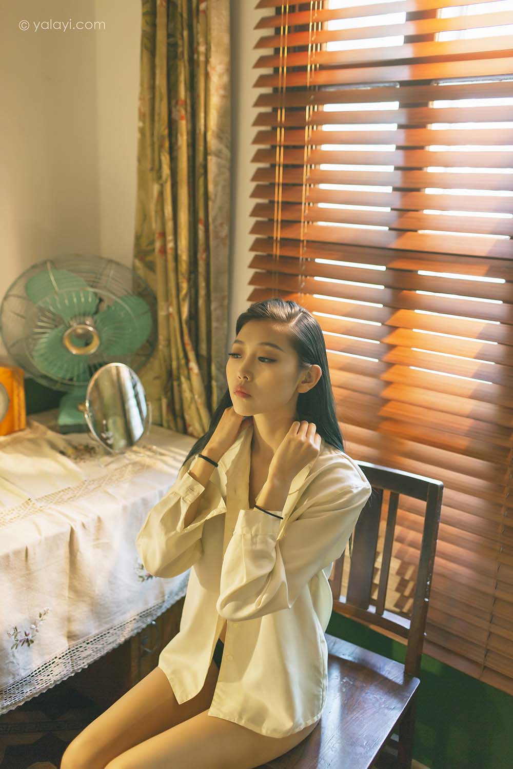 [YALAYI雅拉伊]2023.03.01 NO.1012 白衬衣女神 图雅 YALAYI雅拉伊-第2张