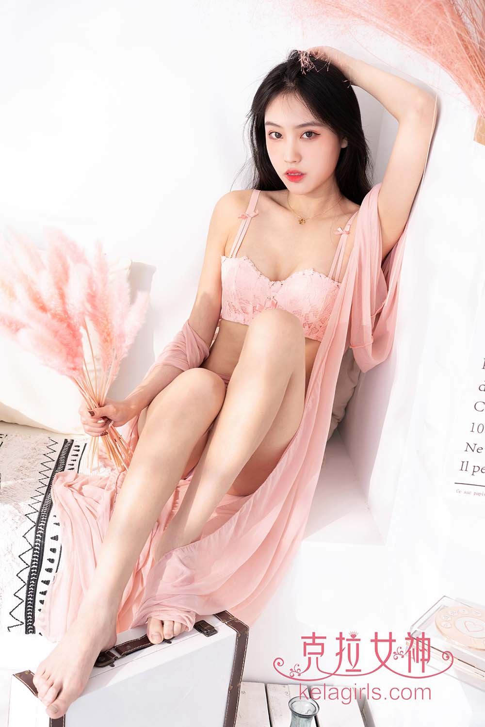 [Kelagirls克拉女神]2020.05.29《一袭粉纱》沫夕 KelaGirls克拉女神-第1张