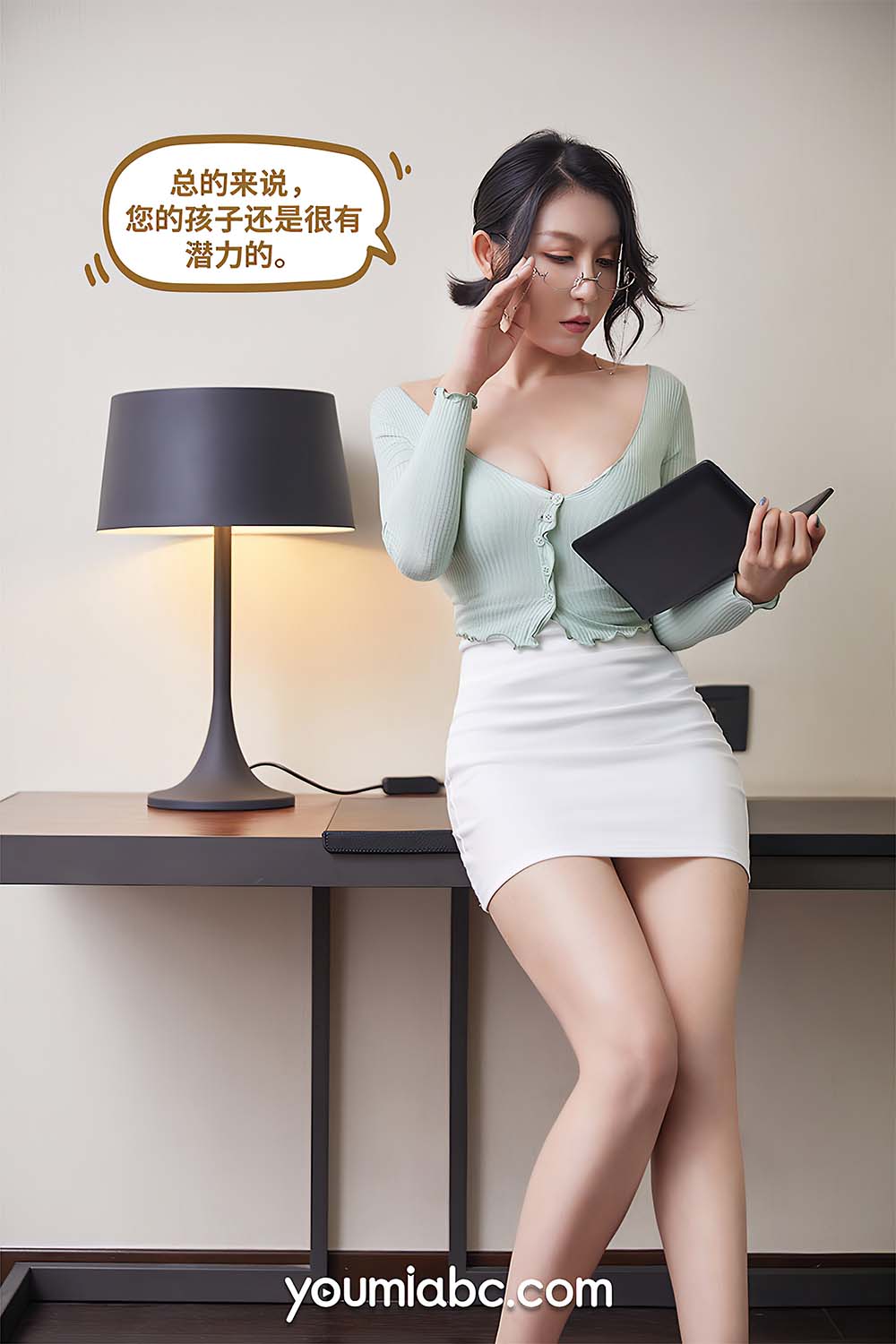 [YouMi尤蜜]2021.12.08 家访老师の诱惑 安妮斯朵拉 YouMei尤美-第2张