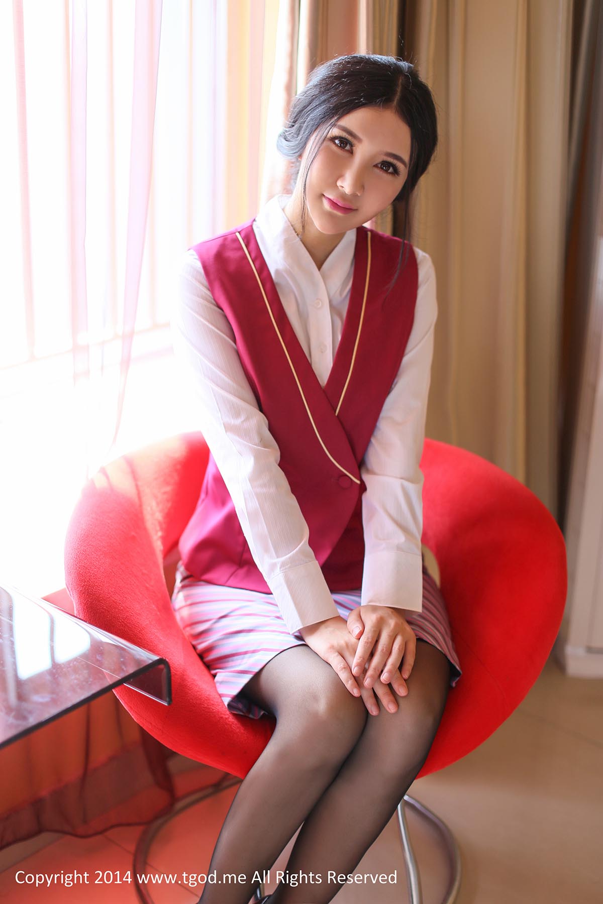 [TGOD推女神]2014.11.23 顾欣怡 空港迷失 空姐的私生活（下） TGOD推女神-第2张