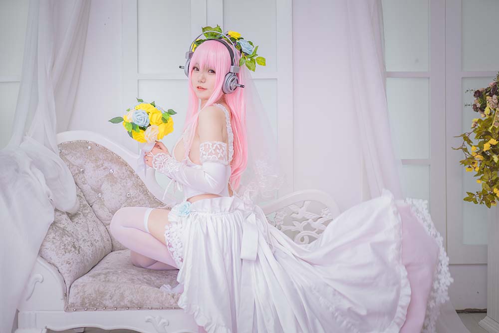 [Yoko宅夏Cos]索尼子本婚纱 Yoko宅夏Cos-第2张