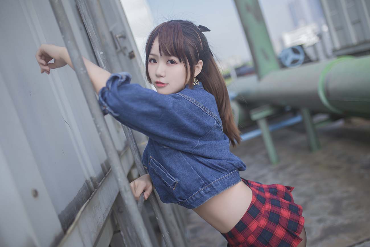 [Yoko宅夏Cos]NO.0008 红色格子 Yoko宅夏Cos-第2张