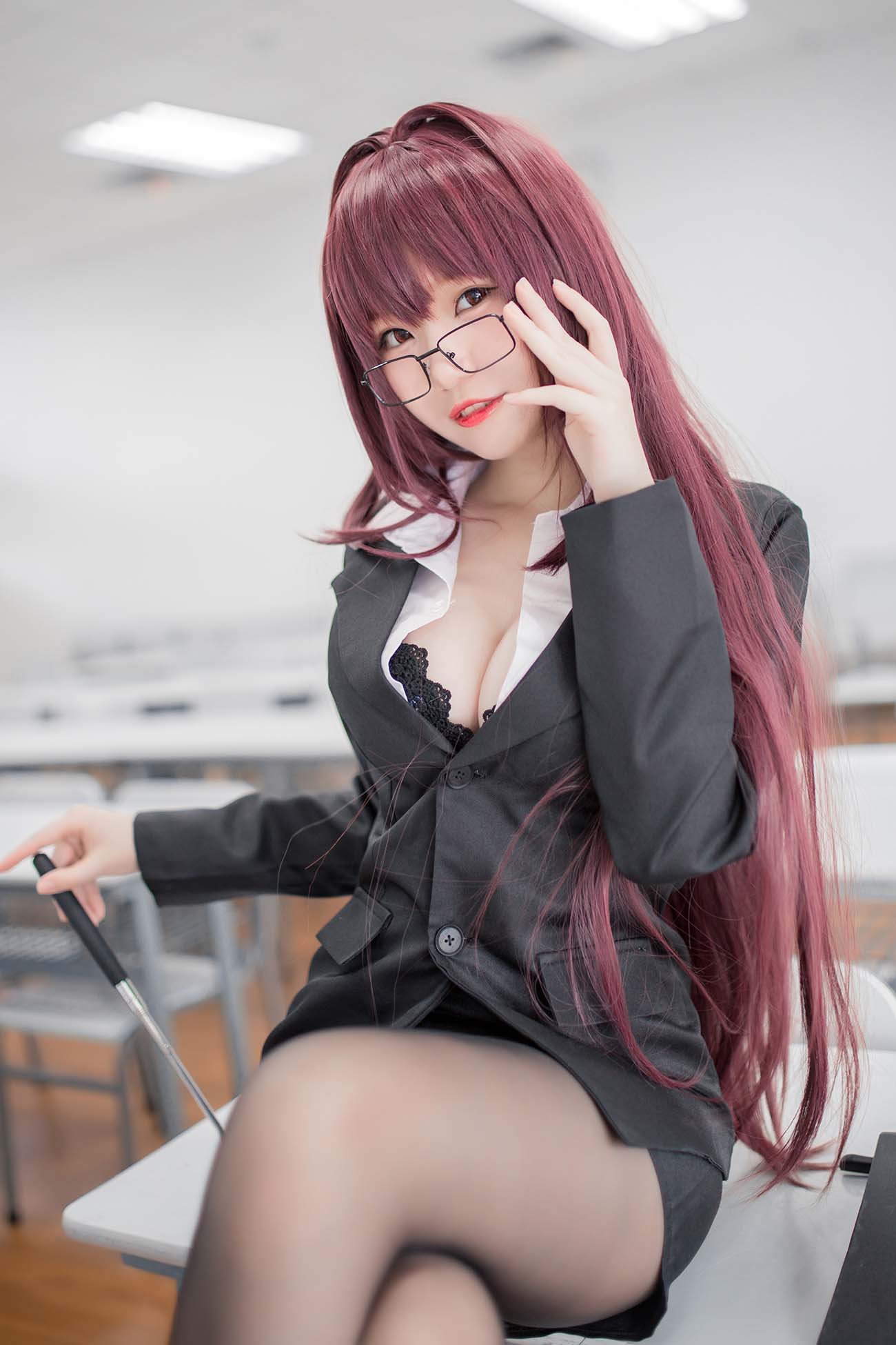 [Yoko宅夏Cos]NO.0005 斯卡哈教师 Yoko宅夏Cos-第1张