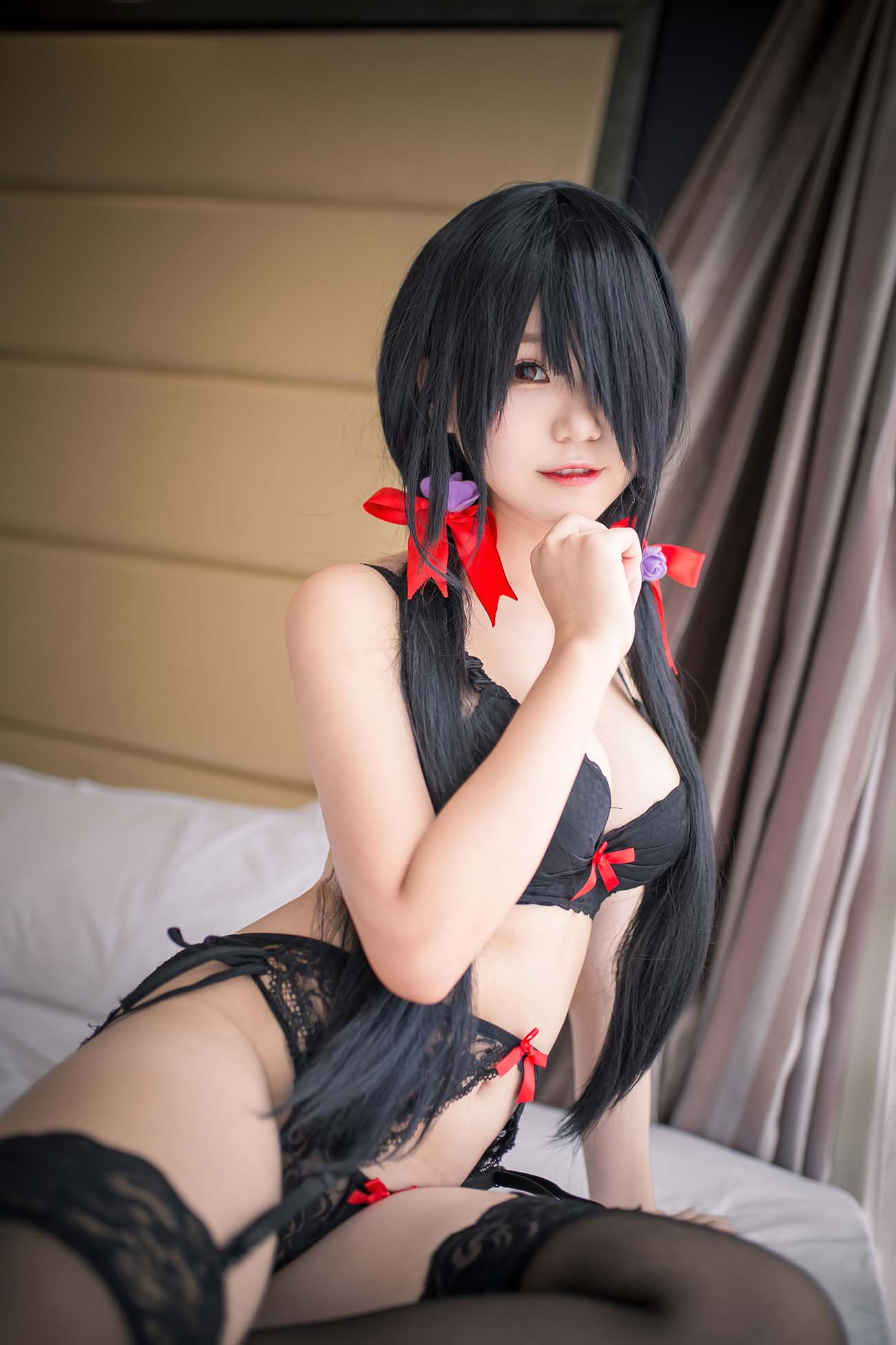 [Yoko宅夏Cos]NO.0001 狂三内衣 Yoko宅夏Cos-第1张