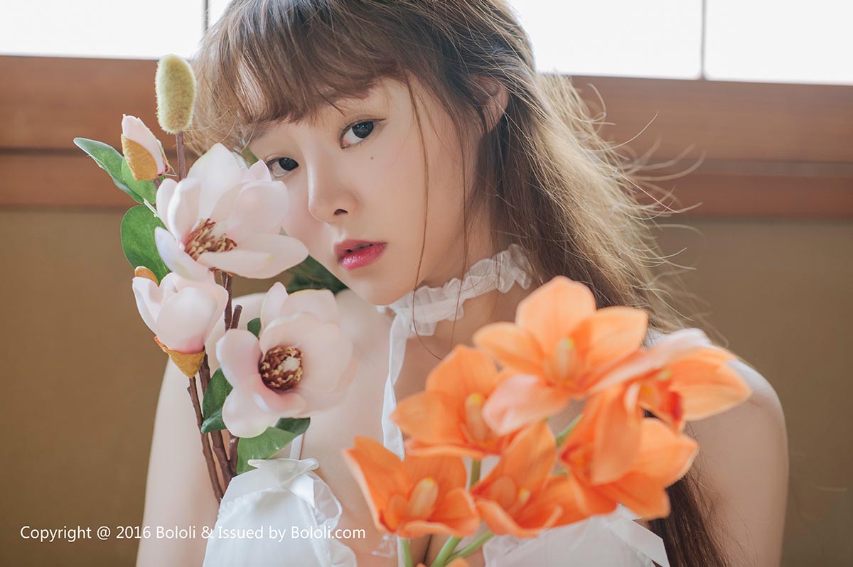 [Bololi波萝社]新刊 2017.07.24 BOL090 白纱少女与花 柳侑绮 BoLoli波萝社新刊-第1张