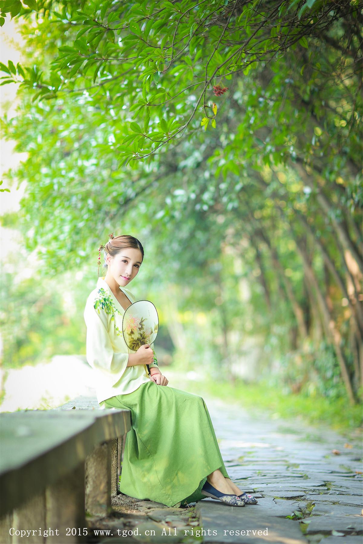 [TGOD推女神]2015.09.22 艾希ICE 清新汉服之艾希 TGOD推女神-第1张