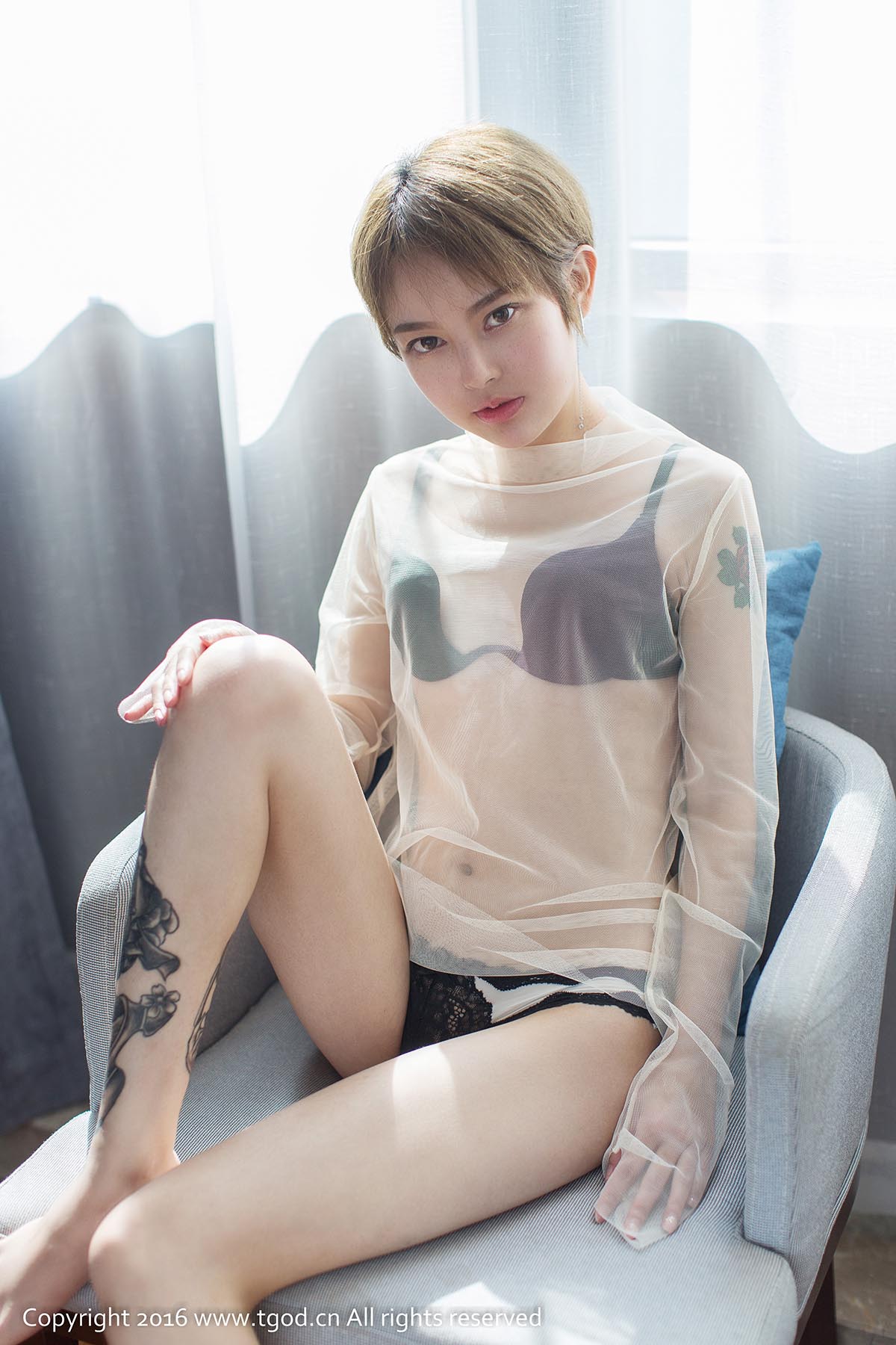 [TGOD推女神]2016.08.21 妩媚性感 俊俏可爱 lynne黎茉 TGOD推女神-第1张